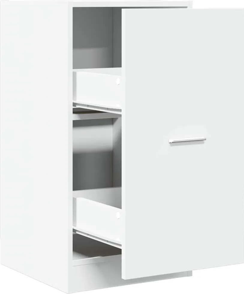 vidaXL Dulap de farmacie, alb, 40x41x77,5 cm, lemn prelucrat