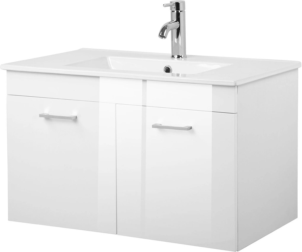 Masca chiuveta + lavoar Florence alb 81/46/50 cm