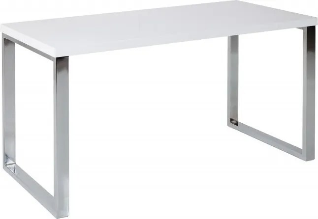 Birou elegant White Desk 120x60cm alb