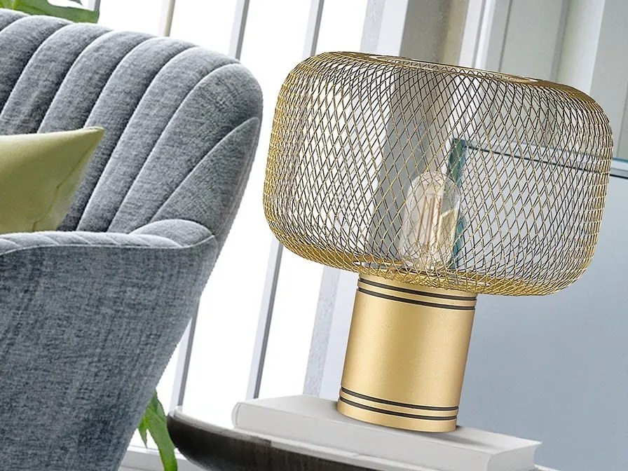 Veioza/Lampa de masa design decorativ modern Osiris aurie