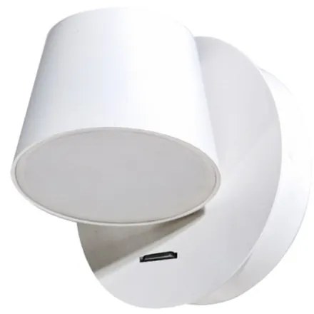 Aplica perete LED design modern RAMONA 1 alba