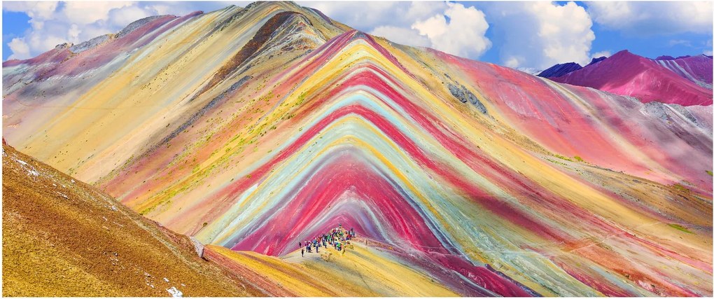 Tablou - Muntele Curcubeu, Peru (120x50 cm)