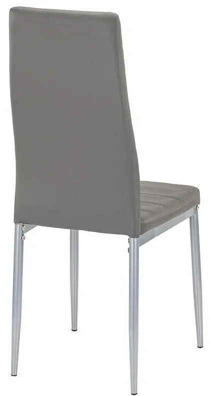 Scaun de masă Tino NOVA în gri-gri