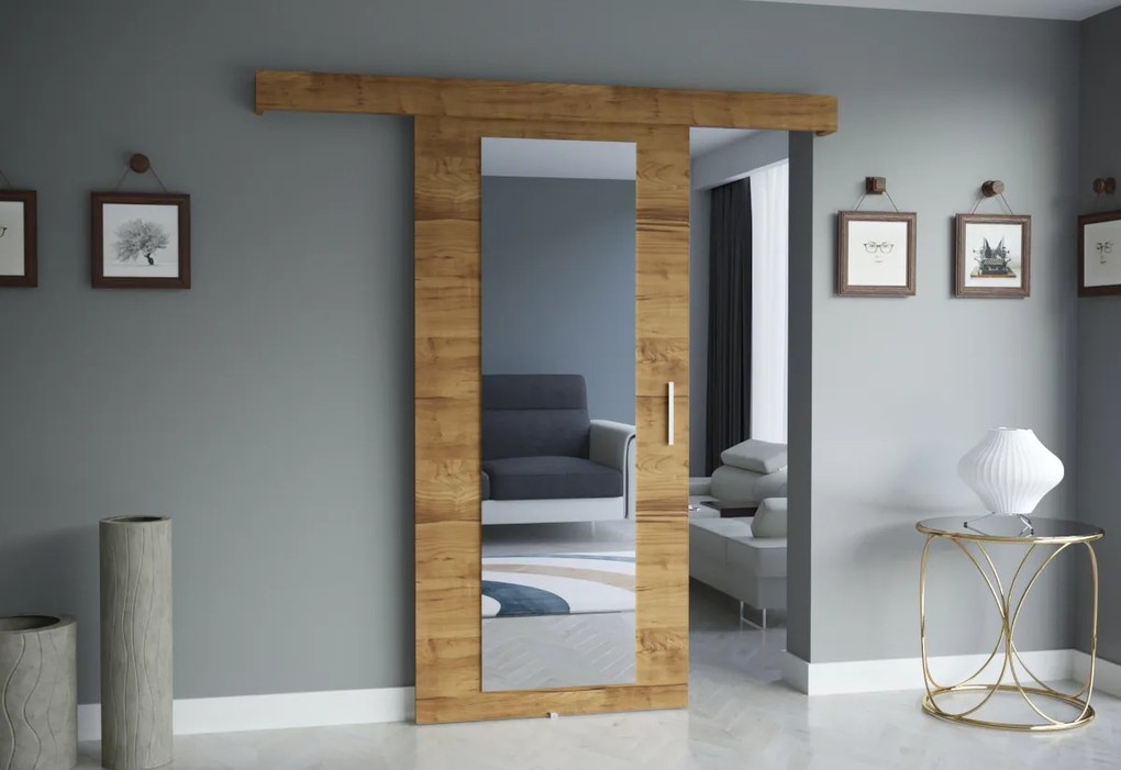 Expedo Usa glisanta FUNES II se zrcadlem, 90x204, alb