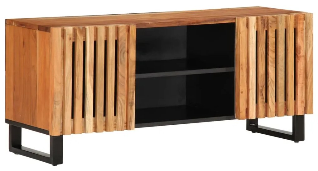 377437 vidaXL Dulap TV, 105x34x46 cm, lemn masiv de acacia