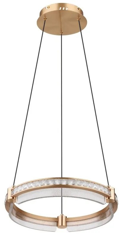 Lustra LED suspendata design circular cu telecomanda BLONDIE