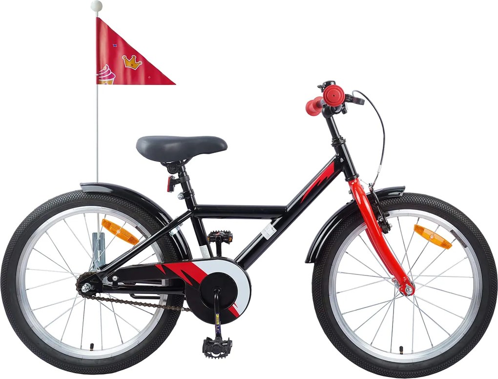 vidaXL Bicicletă pentru Copii 20 Inci pentru 6-11 ani Negru