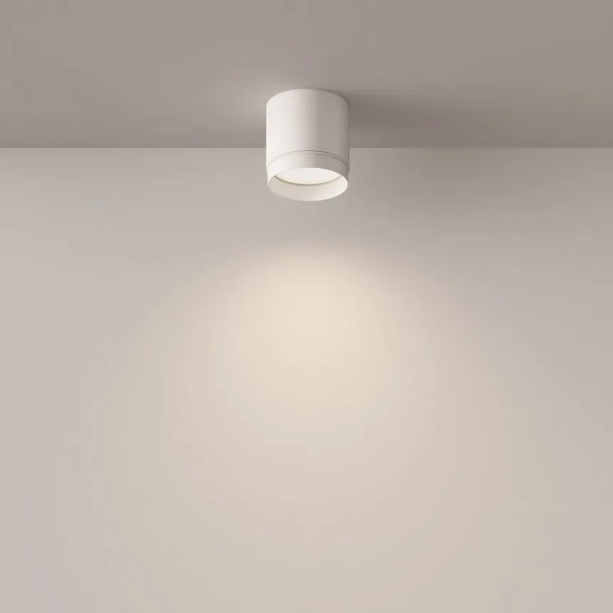 Spot aplicat minimalist design tehnic Polar alb
