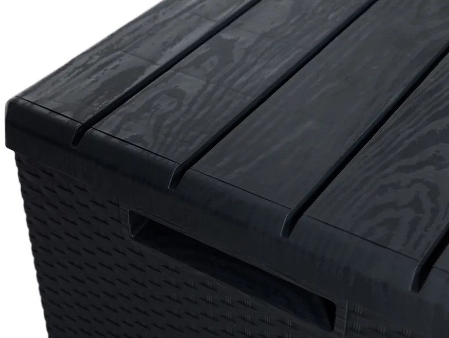 PORTOFINO záhradný plastový úložný box 270 L - grafit