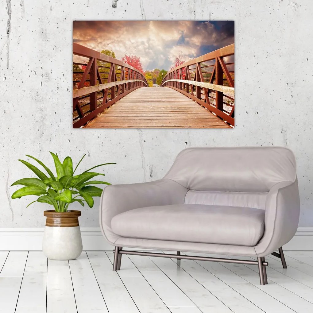 Tablou - pod din lemn (90x60 cm)