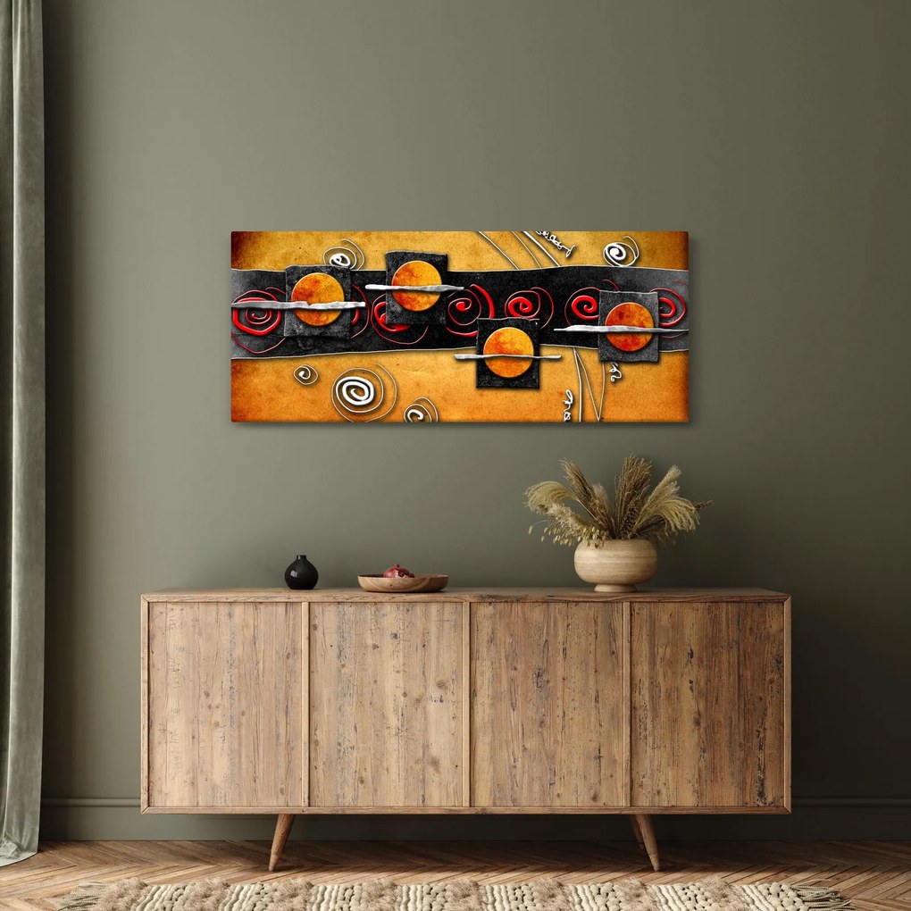 Tablou abstacției - Panete (120x50 cm)