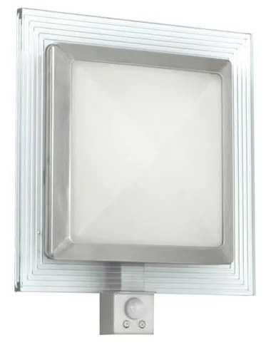 Aplică de exterior cu senzor EGLO 88163 PALI 1xE27/15W + 1xLED/1,28W