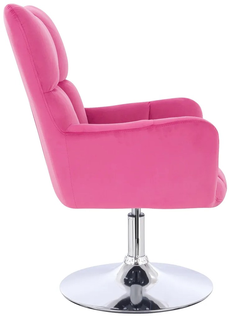 HR650N Scaun Roz Catifea