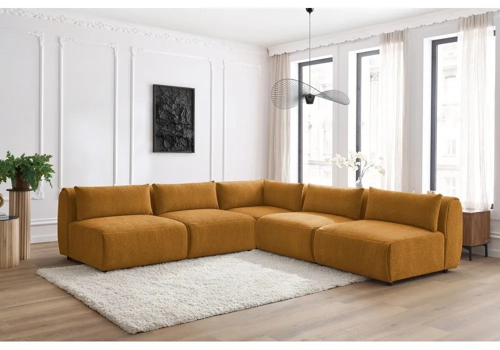 Colțar galben muștar (cu colțar variabil) Jeanne – Bobochic Paris