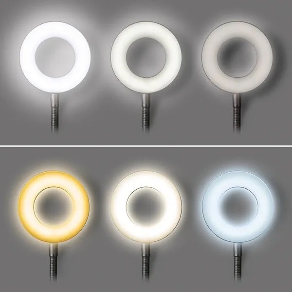 Lampă LED dimabilă cu clemă Brilagi ORBELA LED/8W/230V 3000/4000/5000K negru