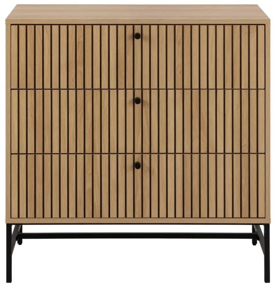 Comodă cu sertare OLIVIA, stejar