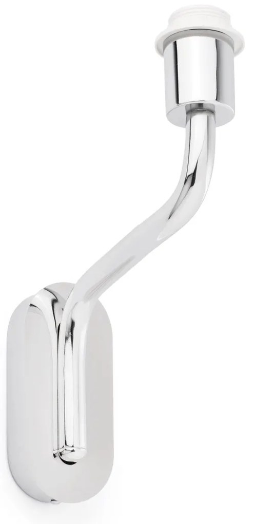 Aplica de perete moderna design elegant ETERNA crom/alb