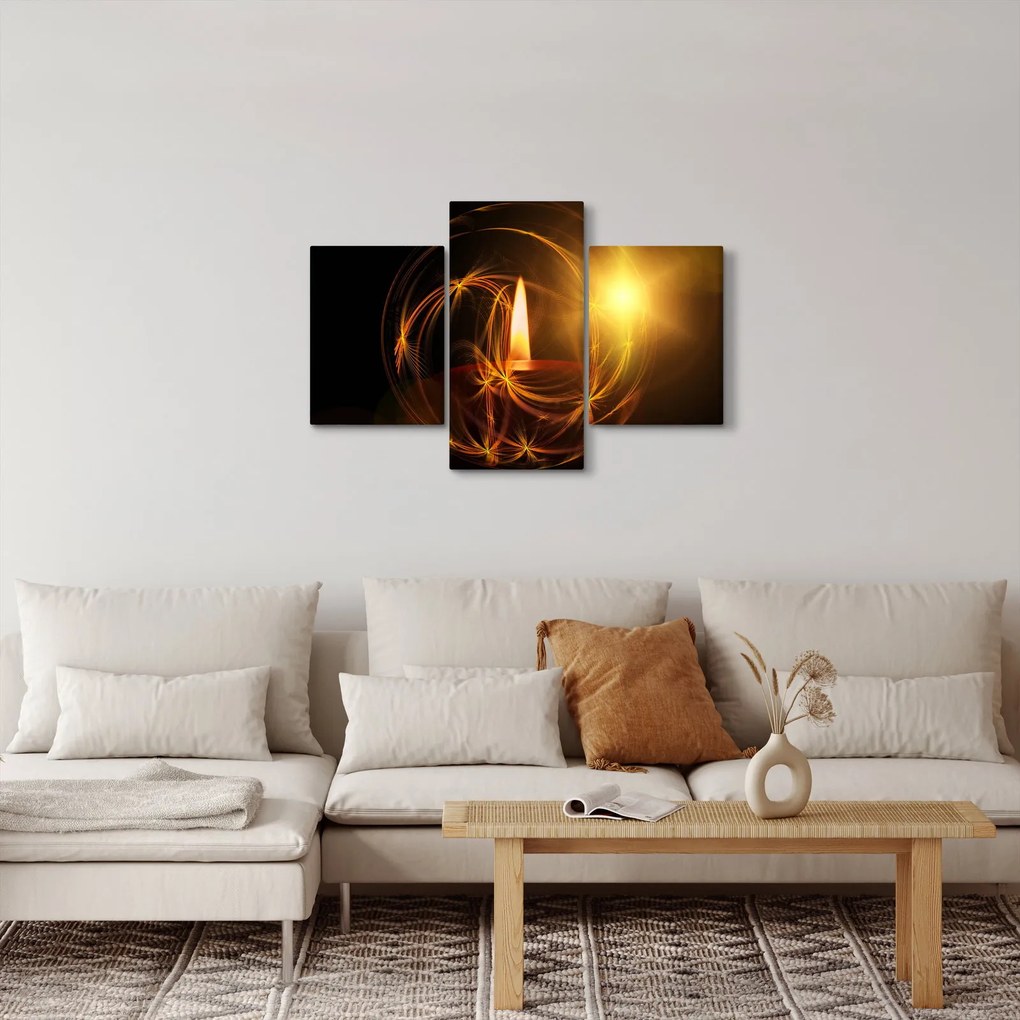 Tablou cu lumânare (90x60 cm)