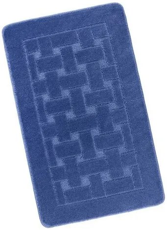 Covor de baie Bellatex Bany Rectangle albastru ,60 x 100 cm