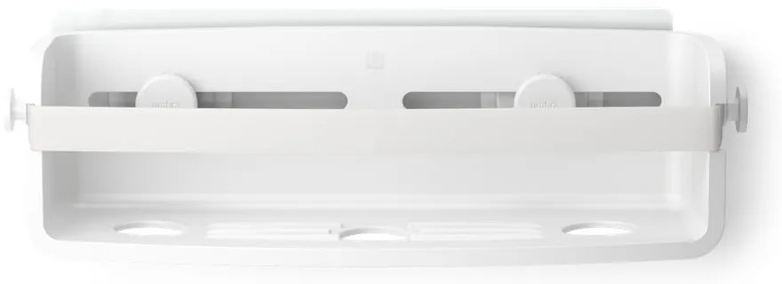 Raft pentru baie alb autoadeziv din plastic reciclat Flex Adhesive – Umbra