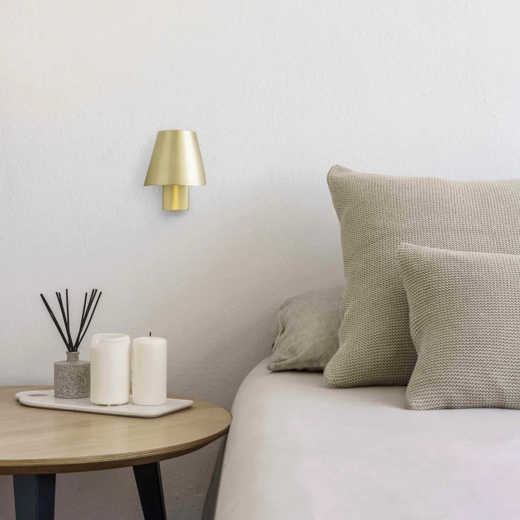 Aplica LED stil modern minimalist LE PETIT LED Satin gold 62163