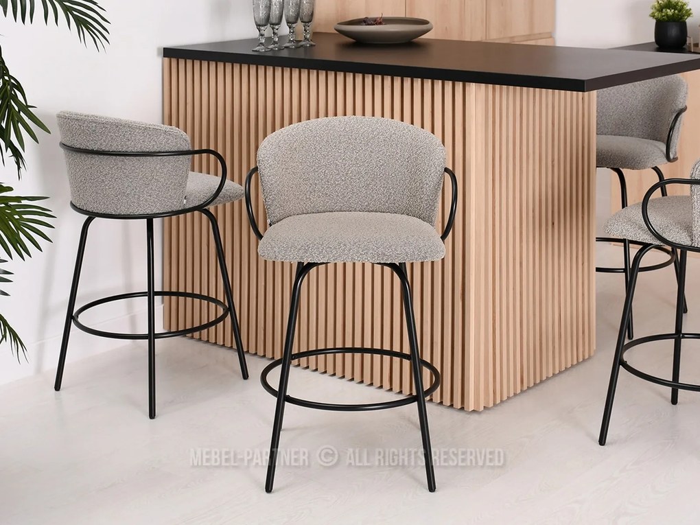 Scaun Sofia (bej deschis + negru). 1110747