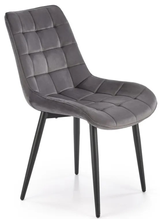 Scaun K580 velvet gri H85 cm