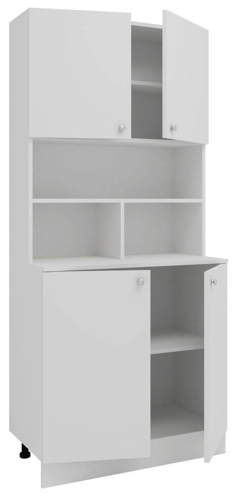 Bufet Opa, Alb, L 80 cm