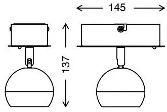 Briloner 2040-012 - Spot LED RGB dimabil, LED/3,3W/230V + telecomandă