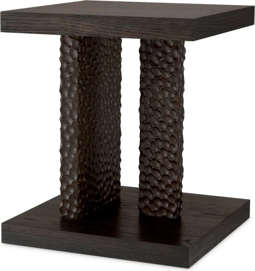 Masuta auxiliara design LUX Bravon, Ebony oak veneer