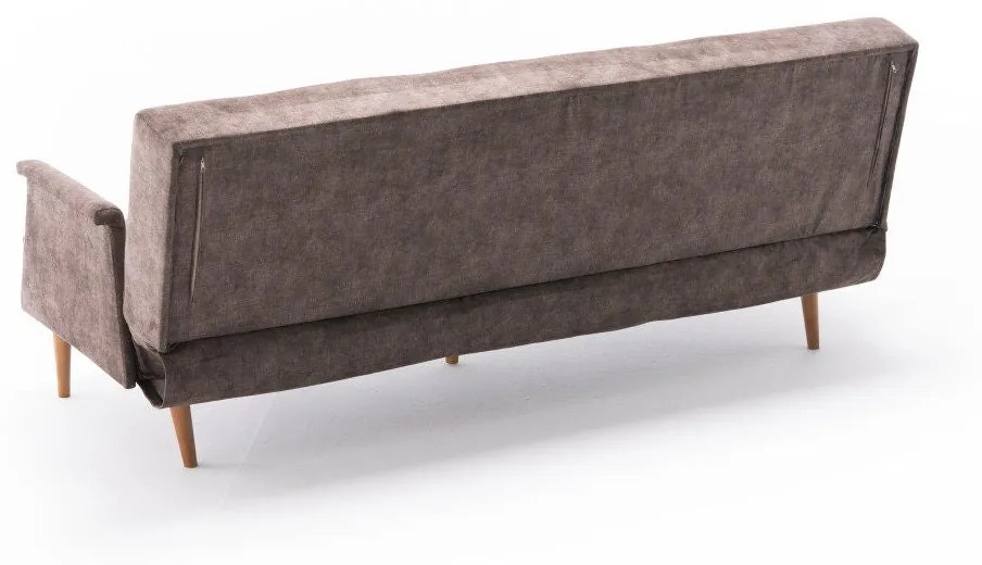 Canapea extensibilă cu 3 locuri Navan-Brown Maro