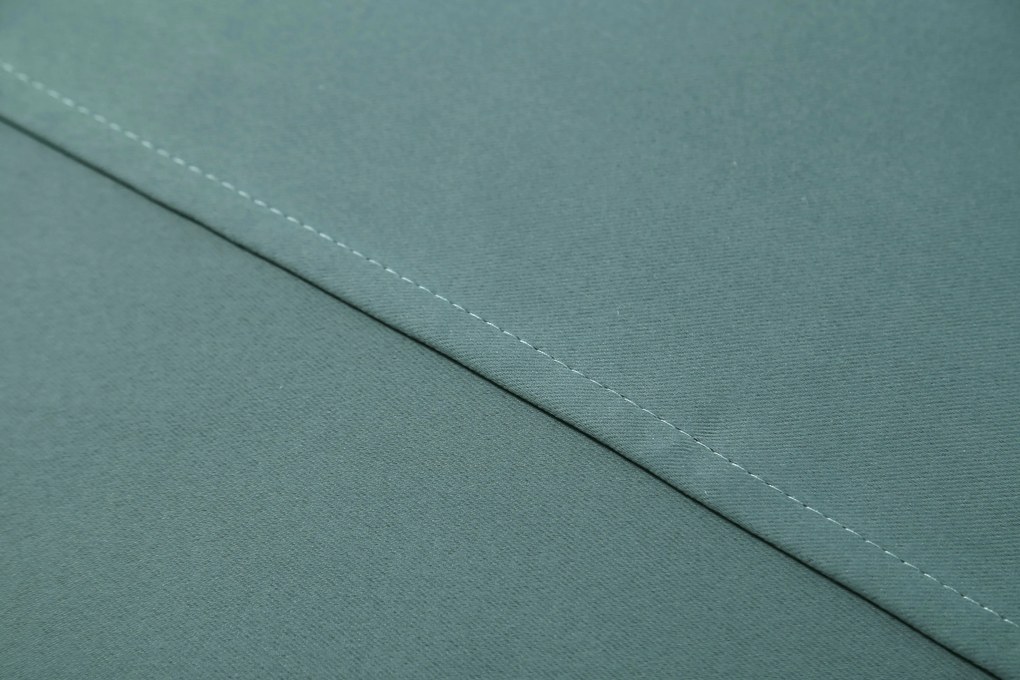 Draperie albastru-verde OXFORD 140x250 cm Agatat: Inele metalice
