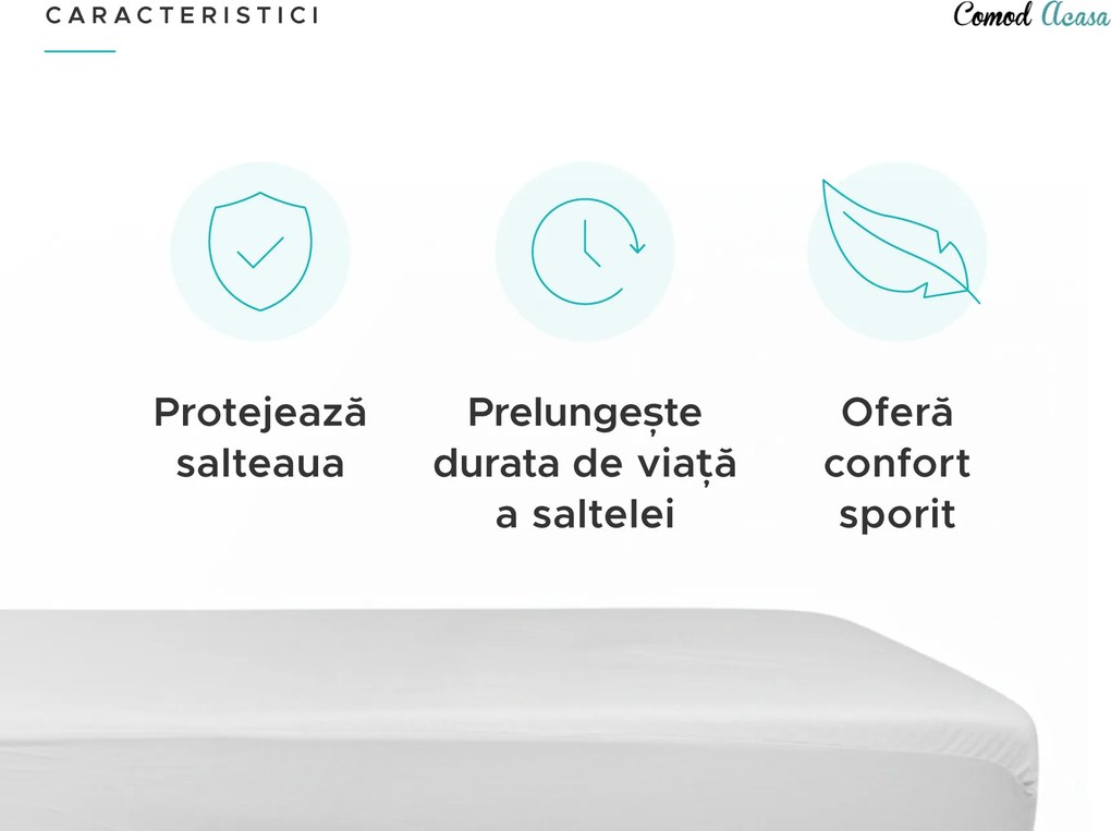 Protectie de saltea impermeabila din frote GUARD 140 x 200 cm