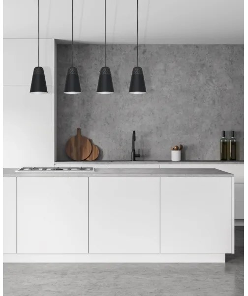 Lustră pe cablu CANTERRAS 4xE27/40W/230V Eglo 99545