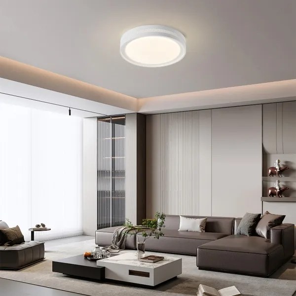 Brilagi - Plafonieră LED dimabilă KREON LED/54W/230V 3000-6000K, albă, Ø 38 cm + telecomandă