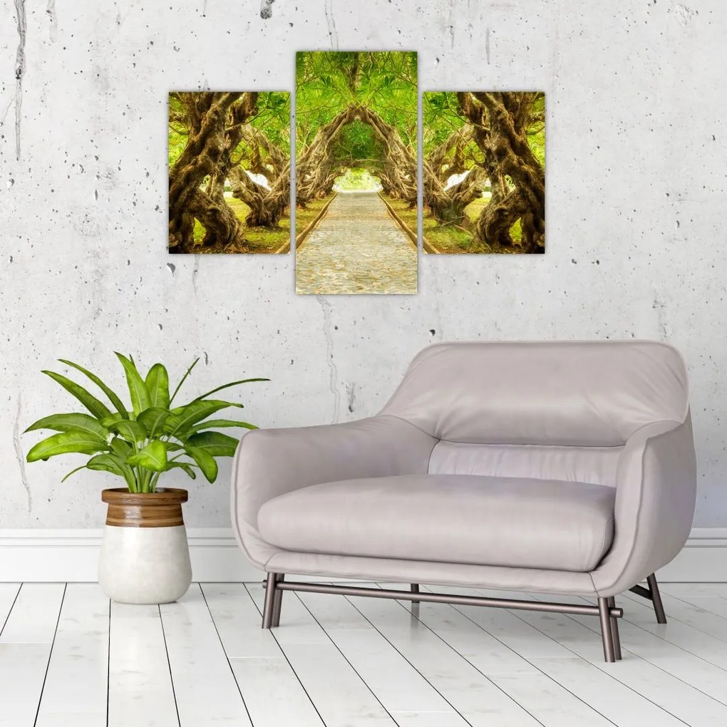 Tablou - Tunel viu din plumeria (90x60 cm)