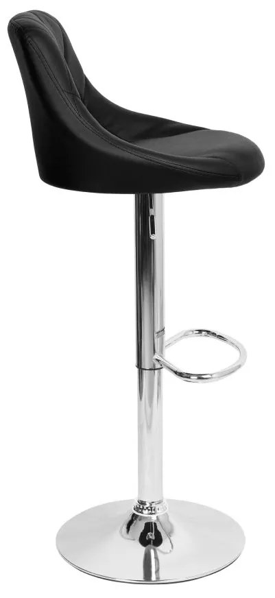 Scaun de bar Marad UT-C859 (negru + crom). 1075467