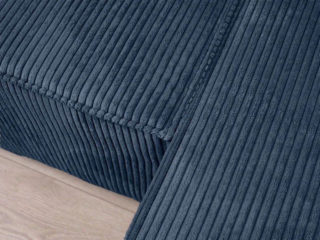 Coltar in forma de U SMART COSARO 295x140 cm, albastru inchis