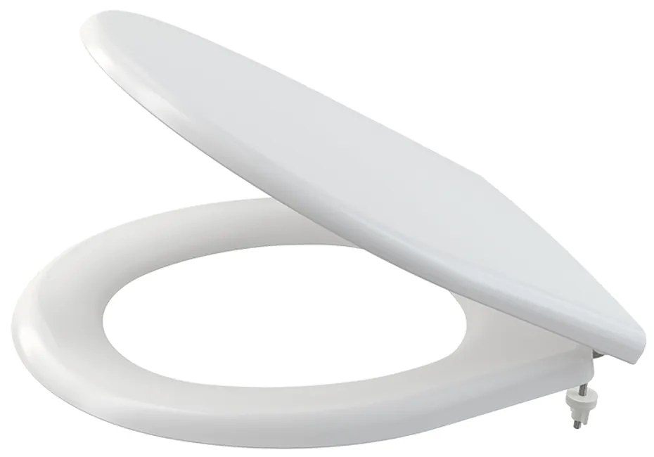 Scaun de toaleta, duroplast, antibacterian, alb