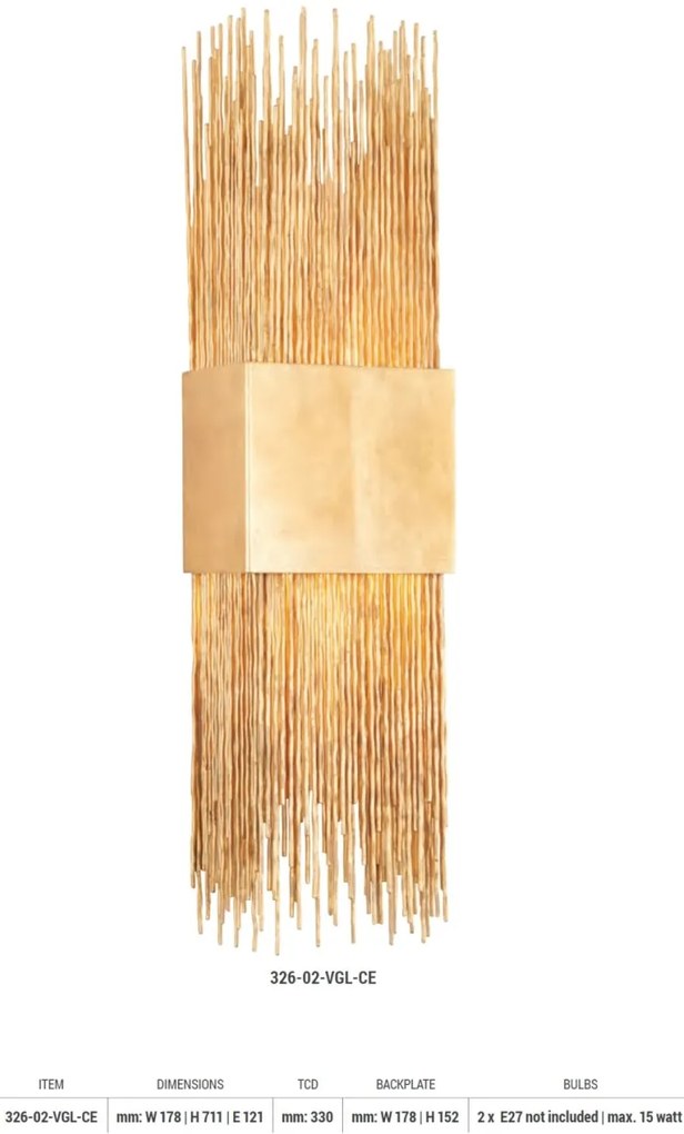 Aplica de perete LUX, design deosebit, SABINE