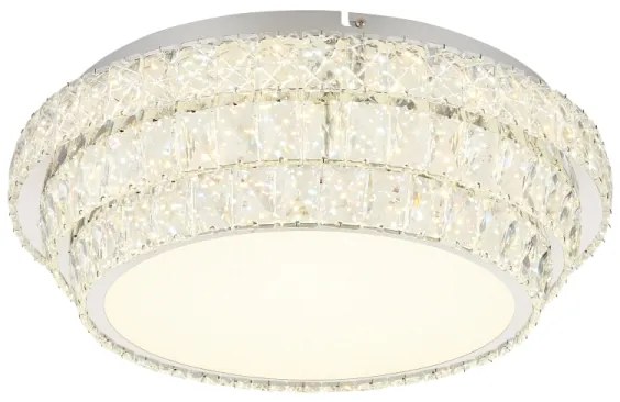 Plafonieră LED dimabilă Globo 68157-48 KLARA LED/48W/230V d. 50 cm + telecomandă