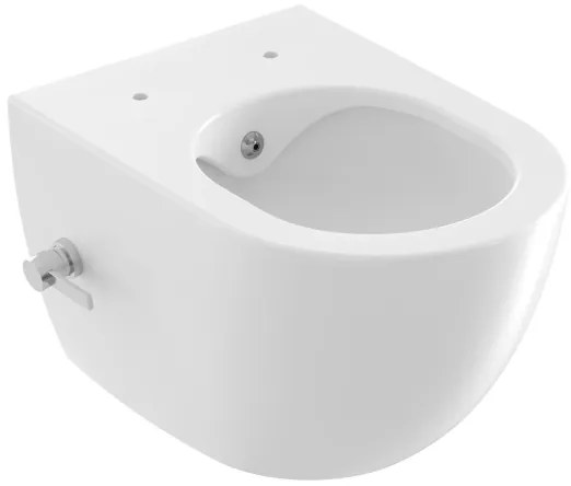 Ravak X01912 - Vas WC suspendat cu duză de bideu CHROME, ceramică, alb
