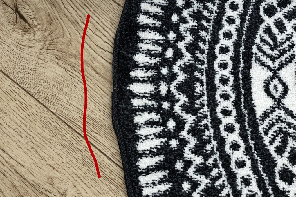 Covor FUN Napkin şerveţel cerc - fekete - SECUNDAR-COTATI PRODUSUL