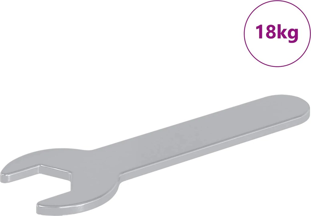 vidaXL Cheie de piulițe 1593 pcs Argintiu 13 mm Fier