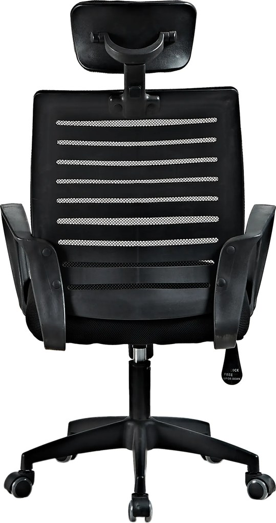 Scaun de birou, negru, TORES