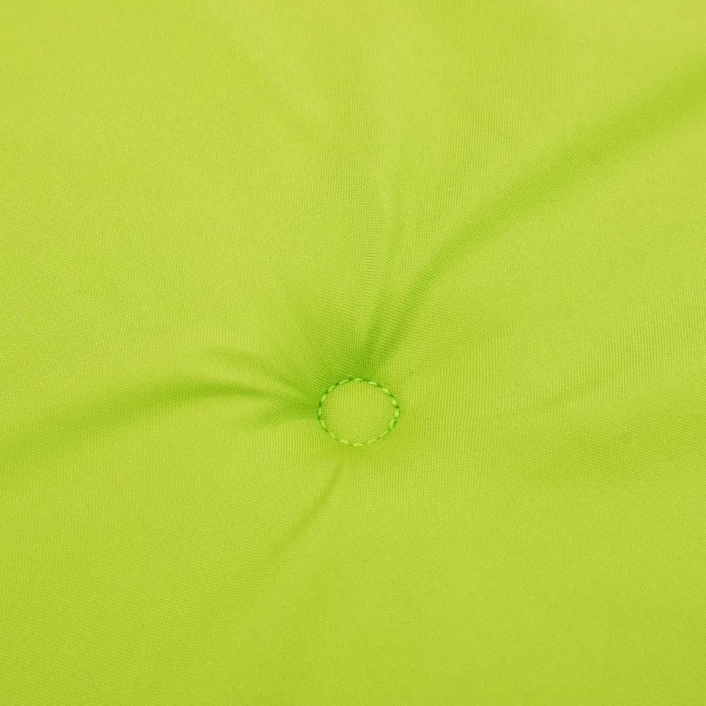 Perne scaun de gradina 6 buc. verde deschis 50x50x3 cm textil 6, verde aprins, 50 x 50 x 3 cm