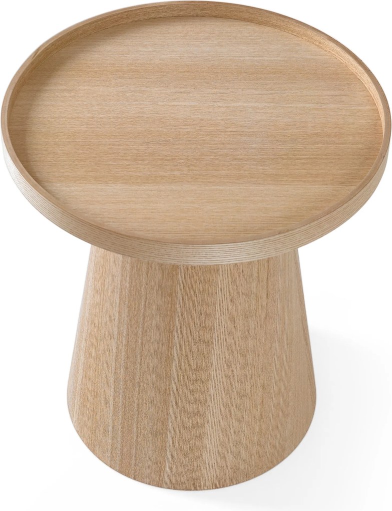 Măsuță de cafea rotundă Tiliana 45 cm - natural