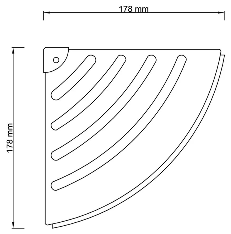 Scaun de duș pliabil AQUALINE AE236 32 x 32,5 cm,bambus