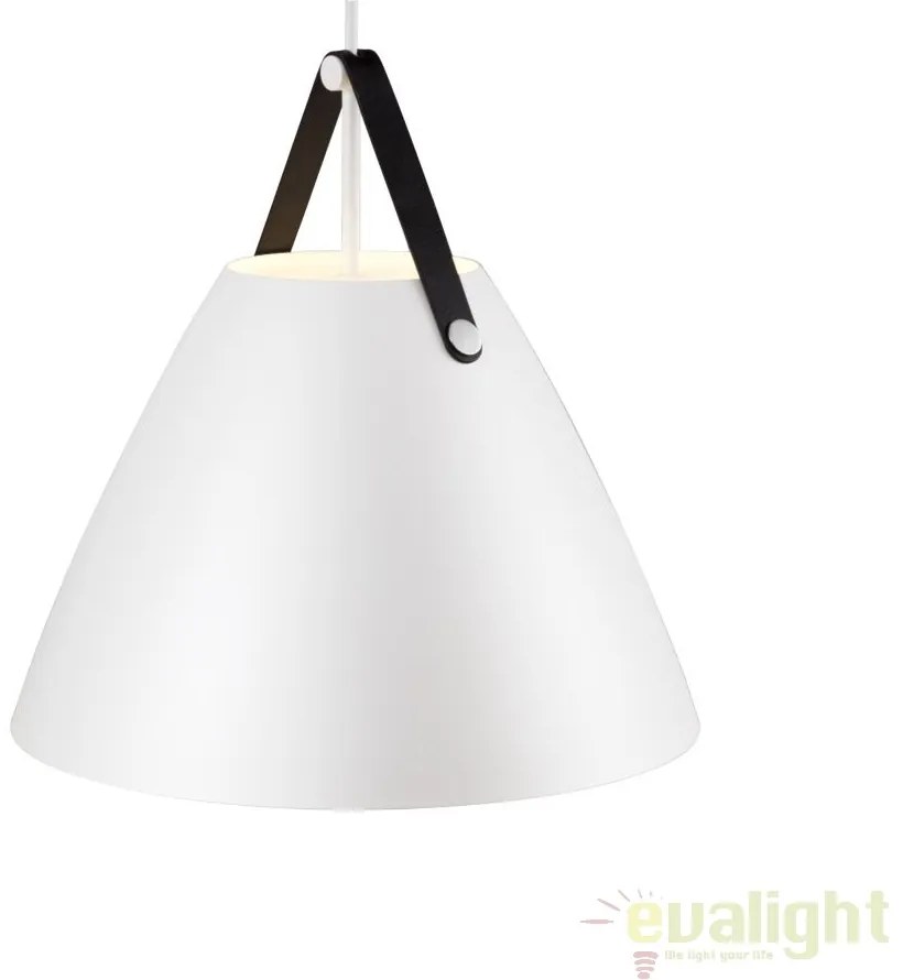 Lustra / Pendul design nordic Strap 48 alb 84353001 DFTP