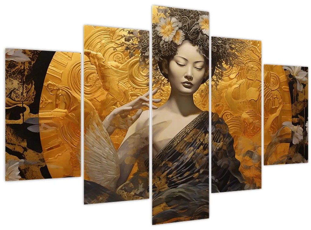 Tablou - Doamnă japoneză (150x105 cm)